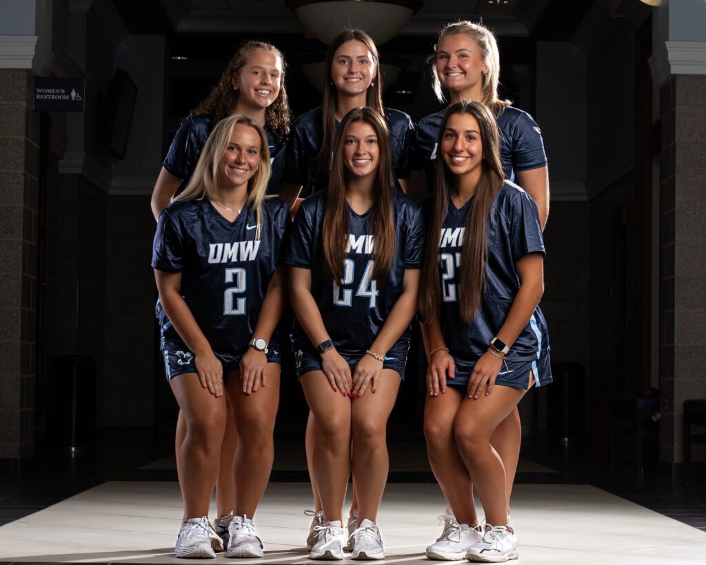 Photo of UMW lacrosse players 